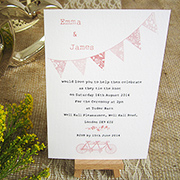Summer bunting rustic country chic